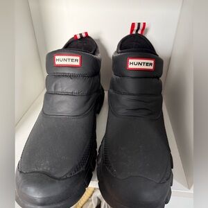 Hunter Neoprene Insulated Ankle Boots – Black – US 10 / EU 43